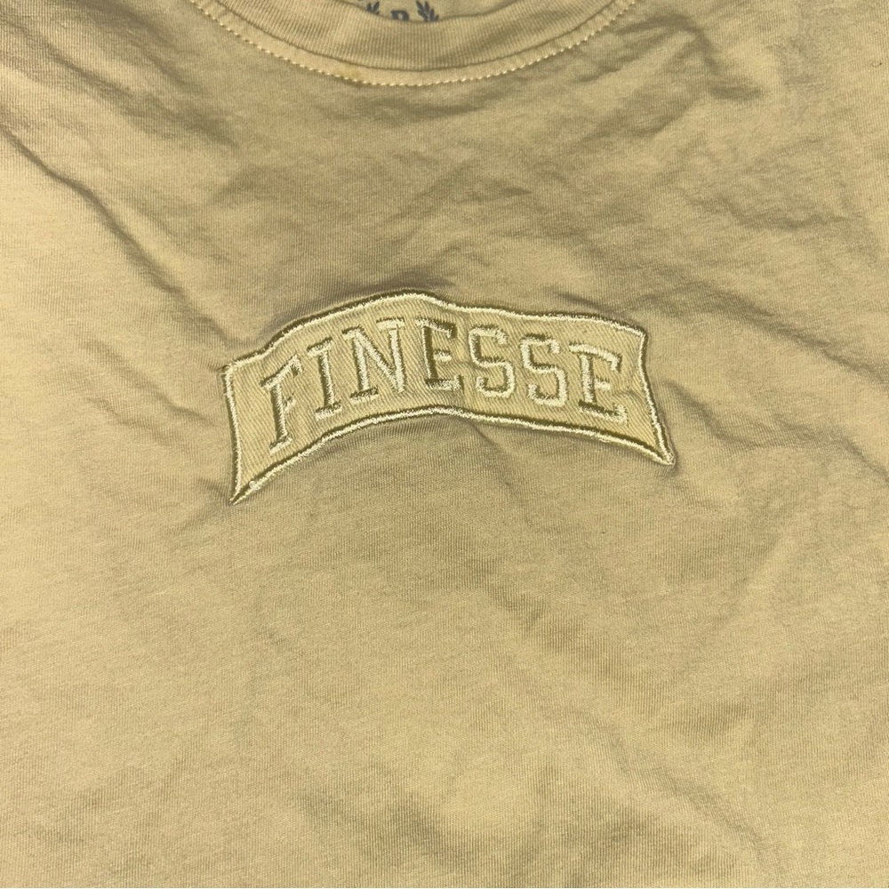 Men’s Brooklyn Laundry “Finesse” T Shirt Size S Small Creamy Yellow